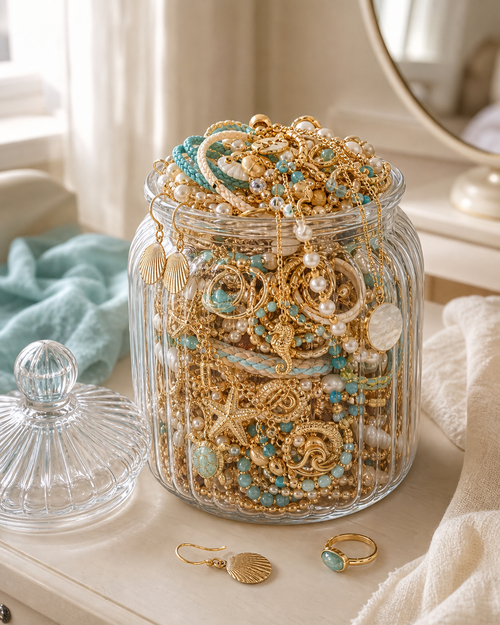 Sadie Charms mystery jewelry jar