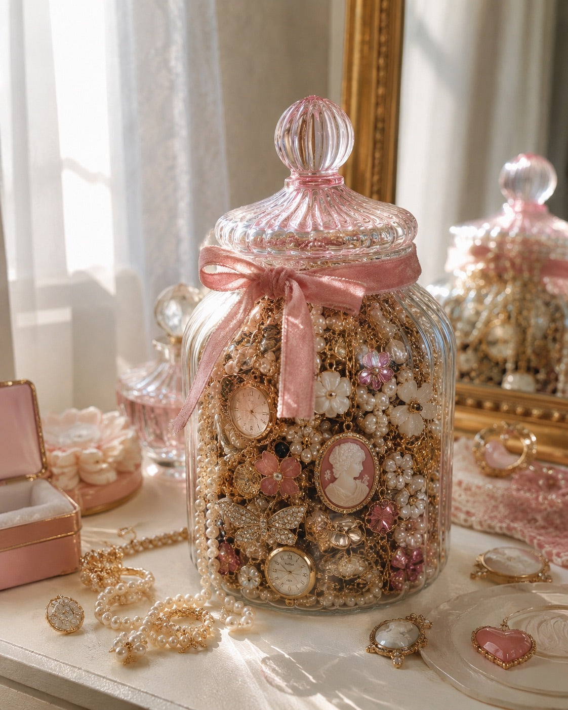 Sadie Charms mystery jewelry jar