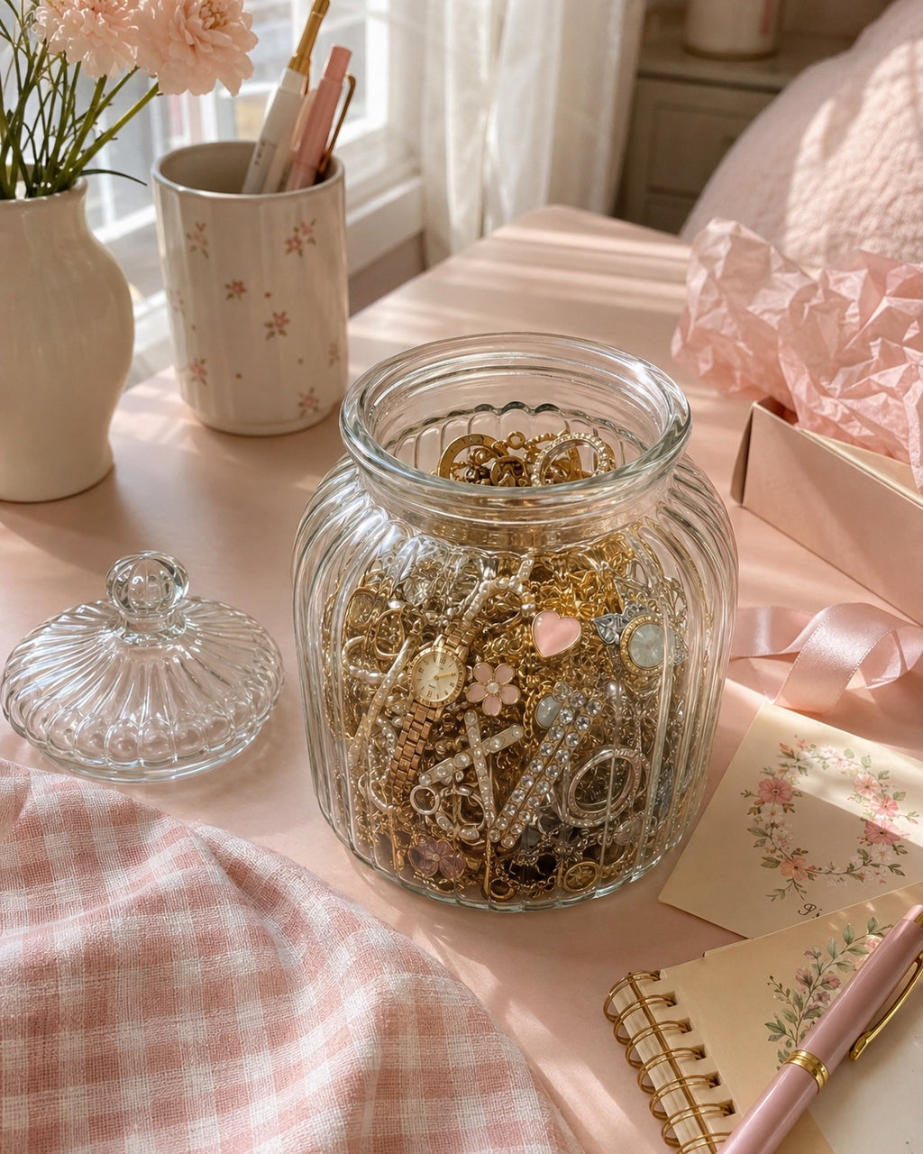Sadie Charms mystery jewelry jar
