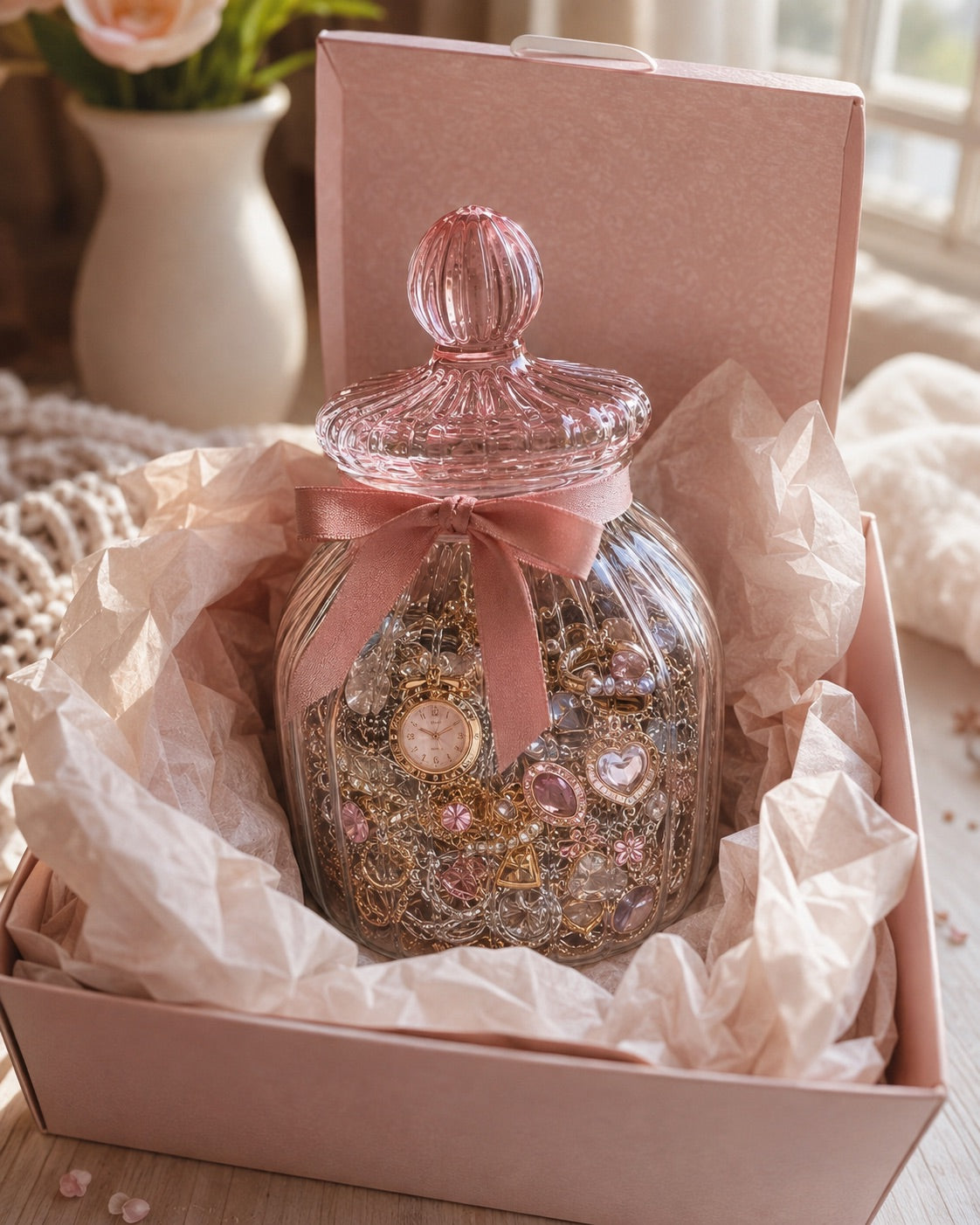 Sadie Charms mystery jewelry jar
