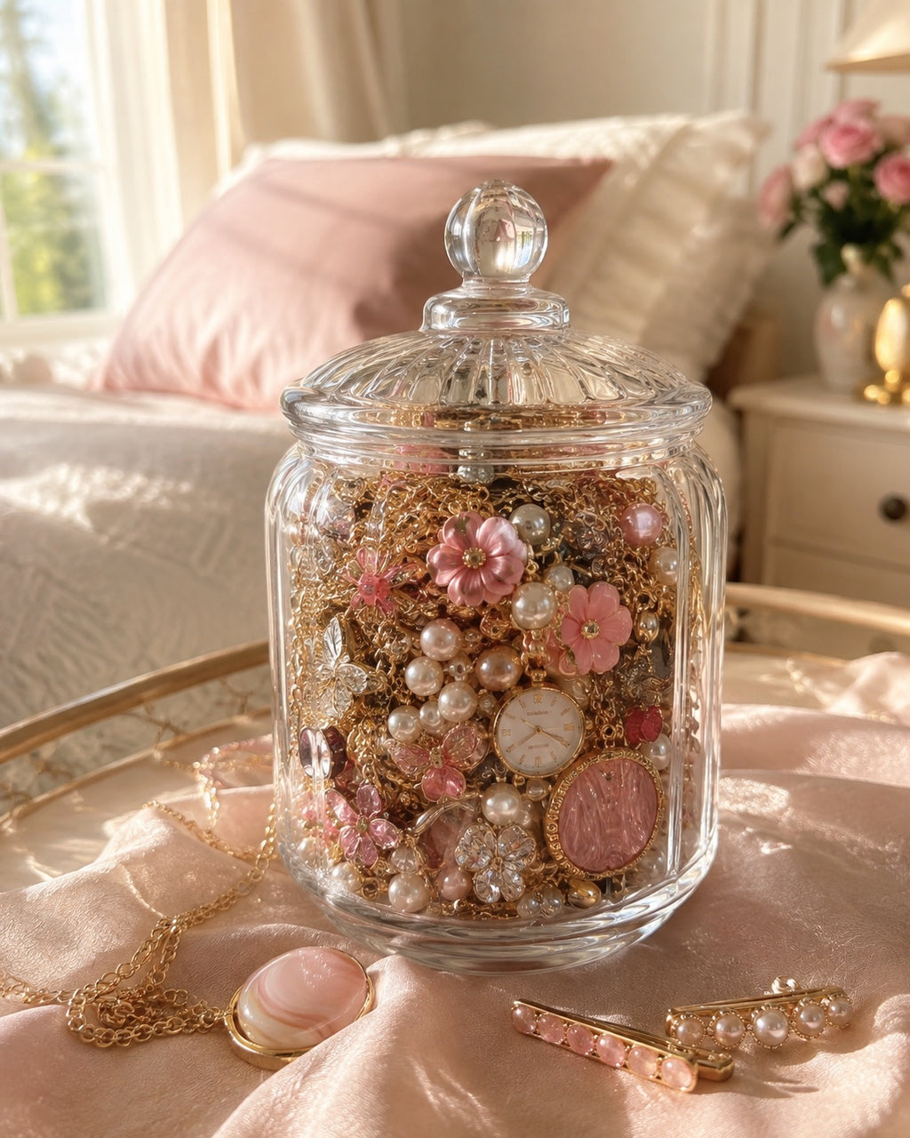 Sadie Charms mystery jewelry jar