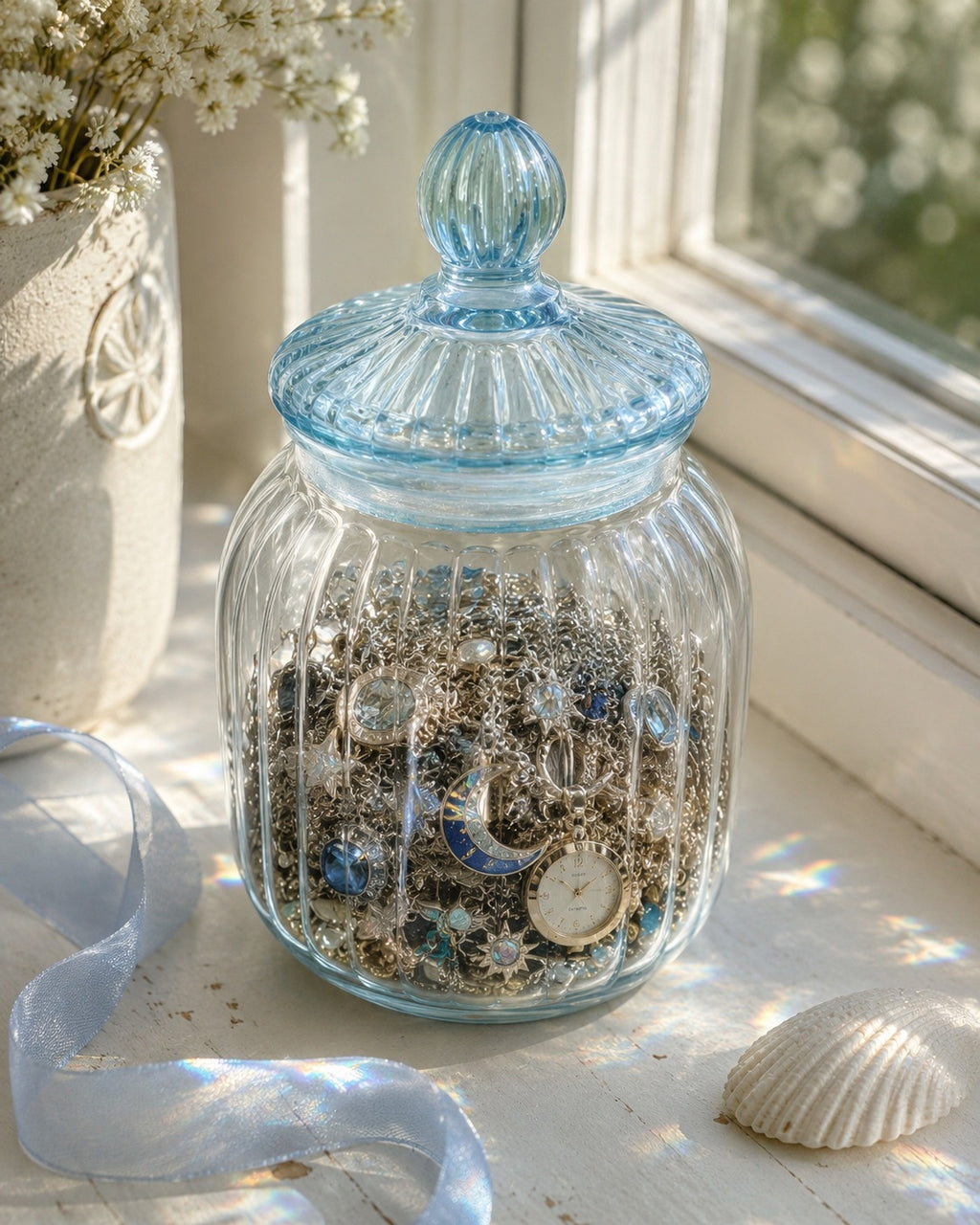 Sadie Charms mystery jewelry jar